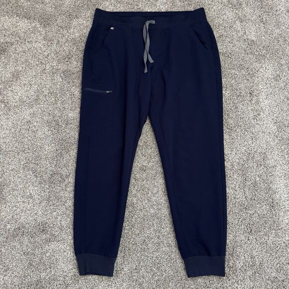 FIGS Zamora 2.0 Jogger Scrub Pants Navy Blue W18SW2005 PO 2270 Size Large - Picture 1 of 9